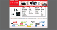 Desktop Screenshot of pioneerelectrical.in